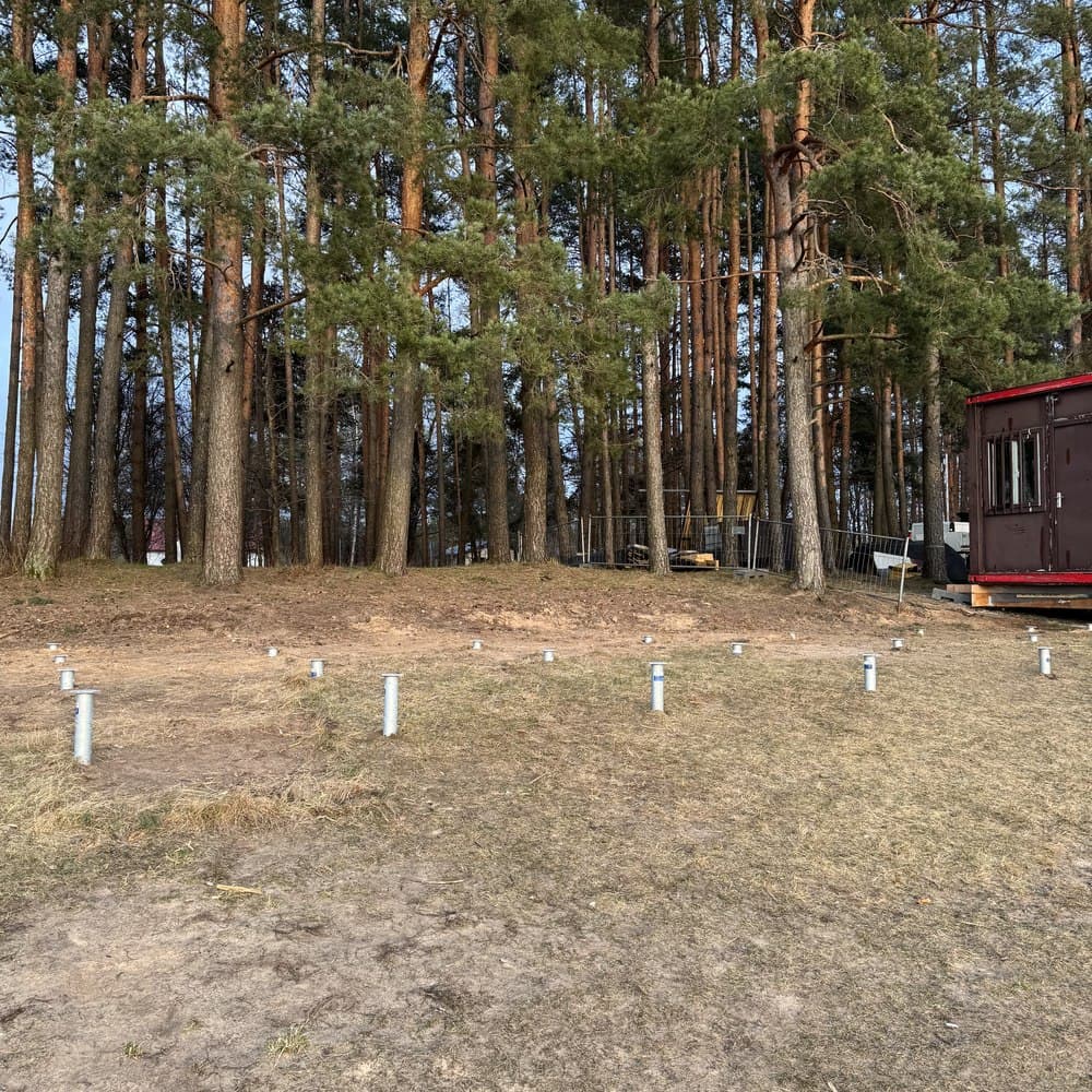 Skrūvpāļu pamatu objekts 29